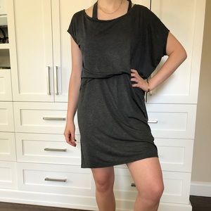 All Saints soft gray dress